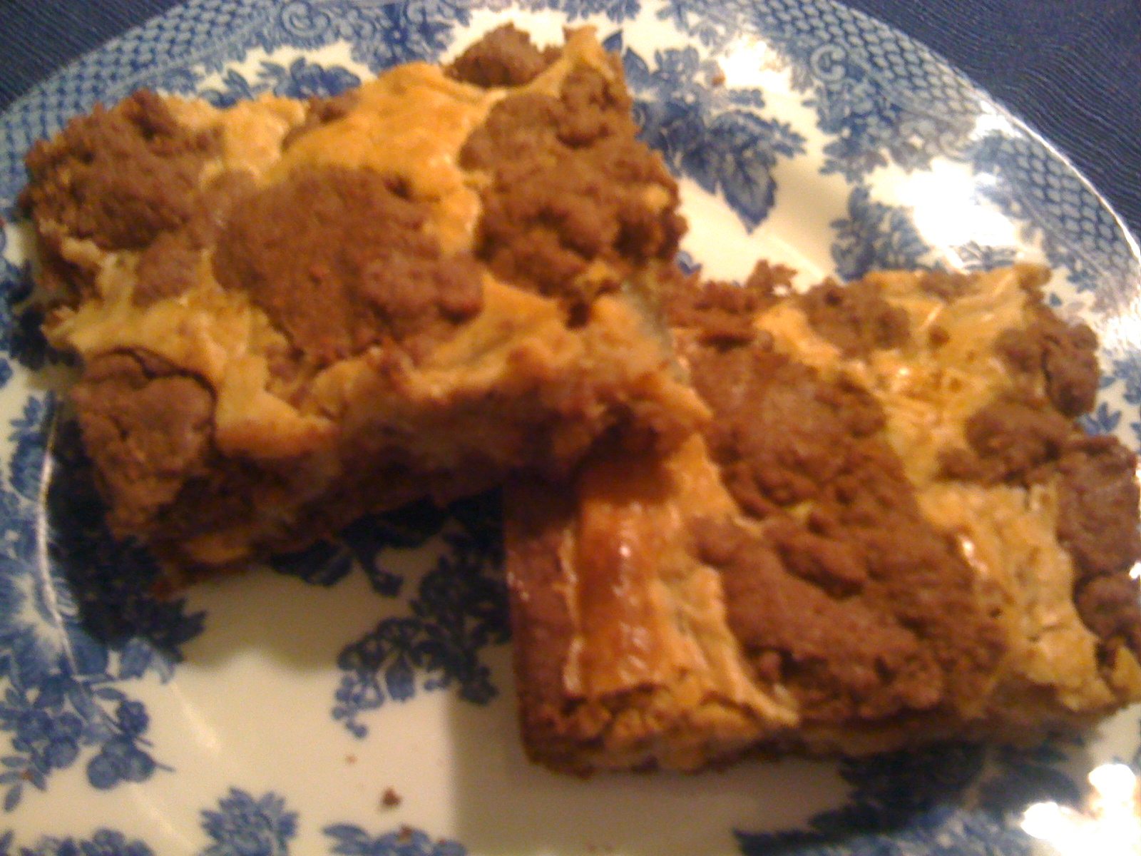 Sweet Tea and Cornbread Polka Dot Peanut Butter Brownies